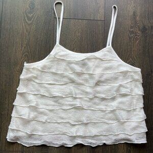 Timing Ruffle Tank Top
